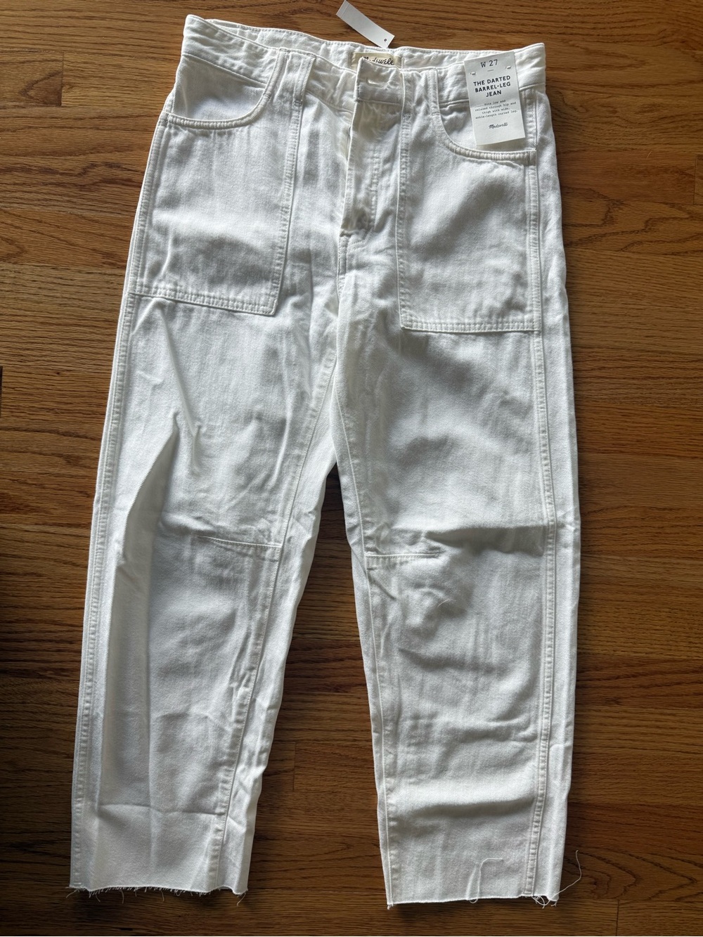 Women’s NWT Madewell barrel leg jeans